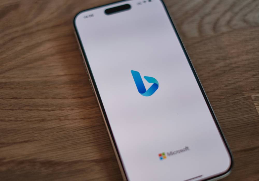 Bing & Microsoft Ads on a mobile phone